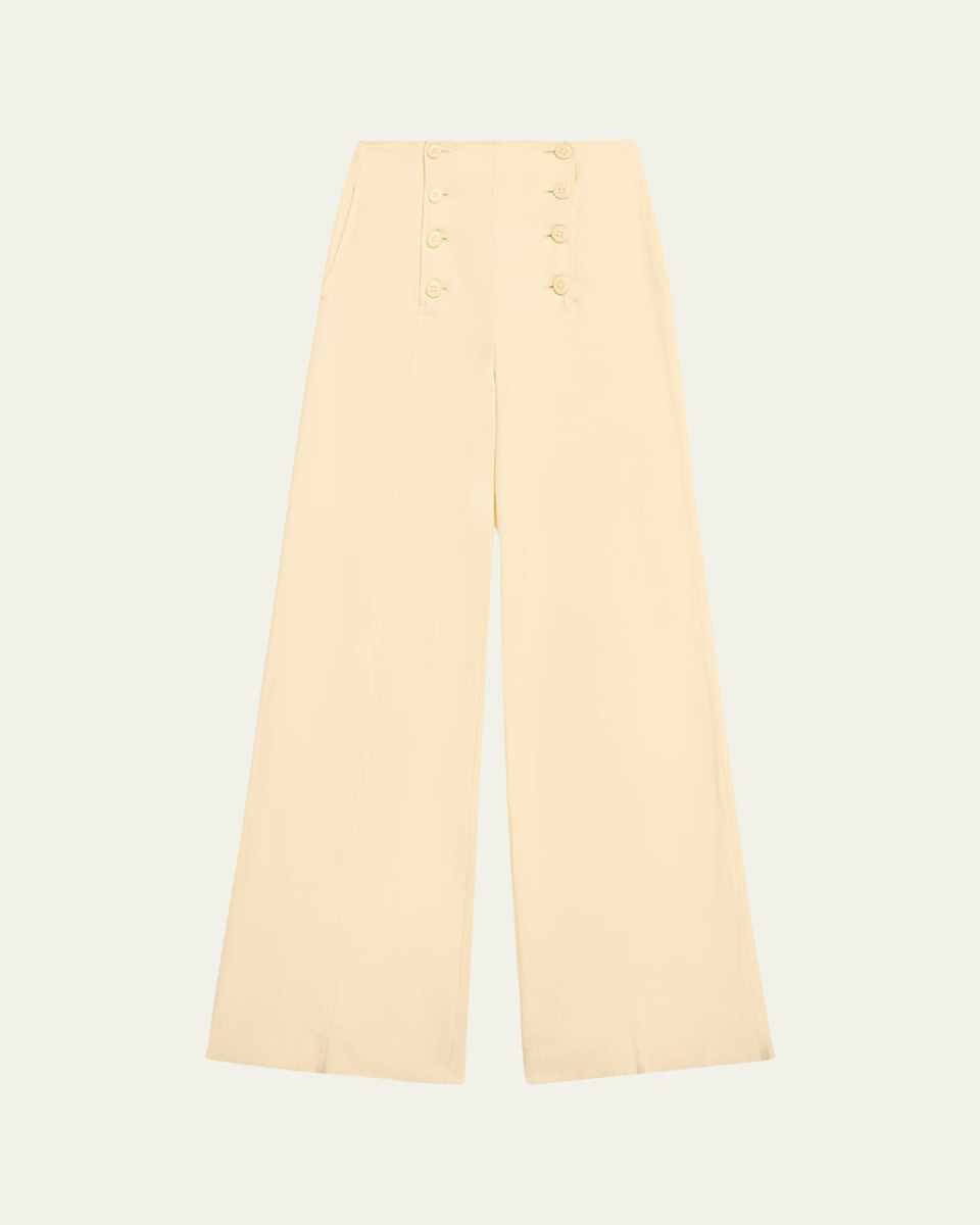 Yalena Straight-Leg Pants